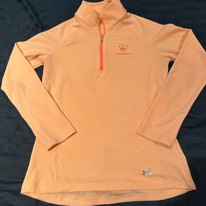 Women’s Underarmour 1/4 Zip Long Sleeve Golf Shirt